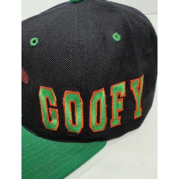 Vintage 90s Drew Pearson Goofy Embroidered Wraparound Snapback Hat 100% Wool - Picture 4 of 10